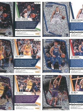 2018-19panini threads系列点点折正版NBA球星波神戈贝尔库兹马