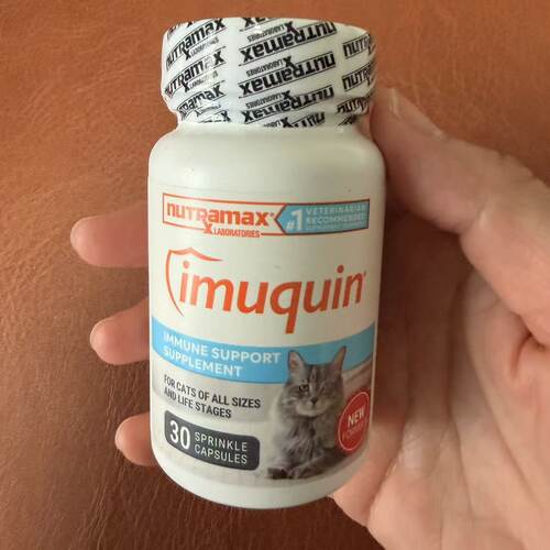 【代购】Nutramax Imuquin 猫用免疫胶囊|支持免疫系统与口腔健康