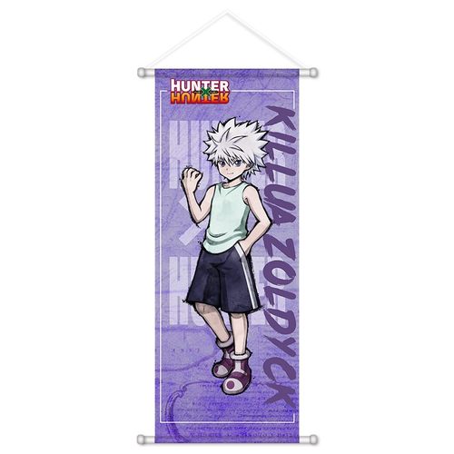 全职猎人动漫周边挂画海报绸布卷轴小杰奇犽酷拉皮卡西索