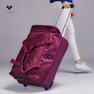 拉杆包行李包袋女手提大容量韩短途轻便折叠帆布男旅行箱双肩背包