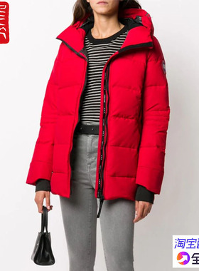 国现加拿大鹅Canada Goose Hybridge Down Coat女连帽羽绒服2742L