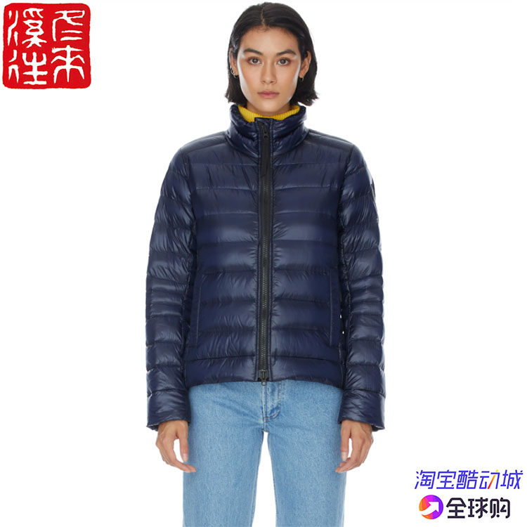 加拿大鹅女士黑标羽绒夹克羽绒服