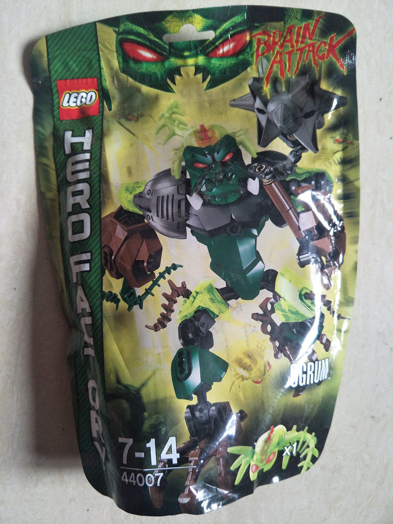 LEGO 拼插乐高英雄工厂系列积木 玩具 绿晶魔44007全新原装行货现