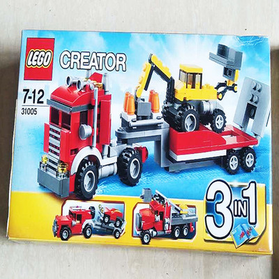 乐高玩具31005建筑运输车小颗粒