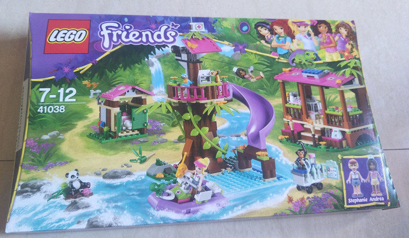 LEGO拼搭积木41038玩具好朋友女孩儿系列乐高丛林救援基地送礼