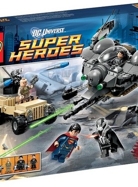 乐高拼插积木玩具超级英雄系列决战小村庄LEGO76003绝版76002现货