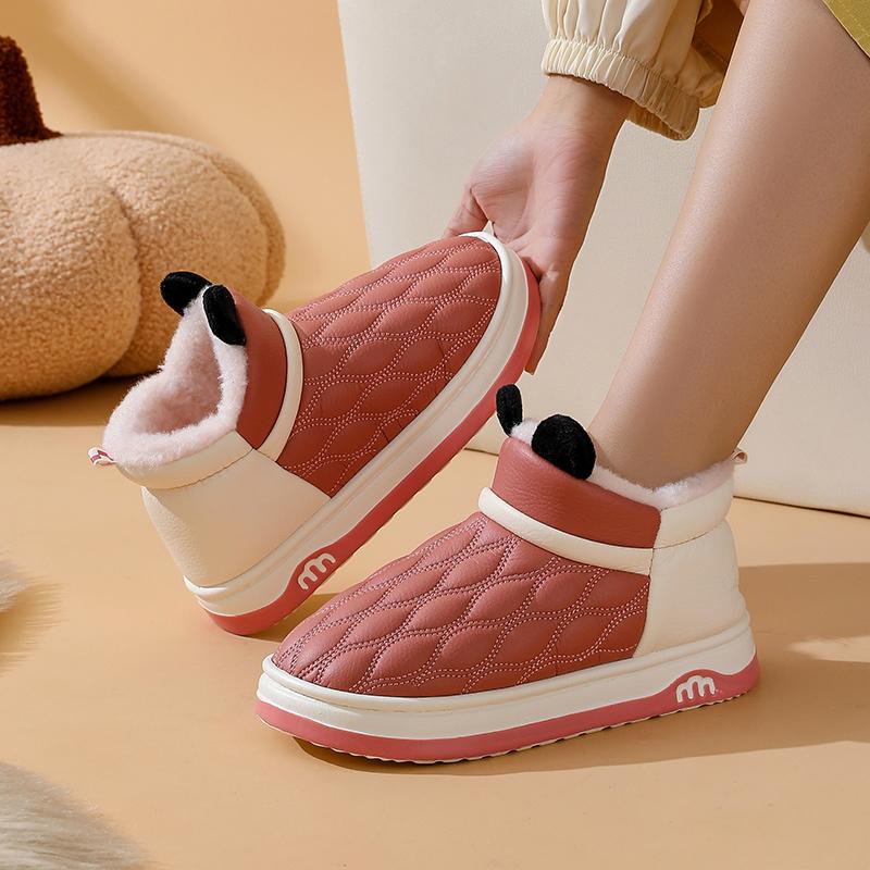 冬季鲁泰高帮皮棉鞋轻便雪地靴