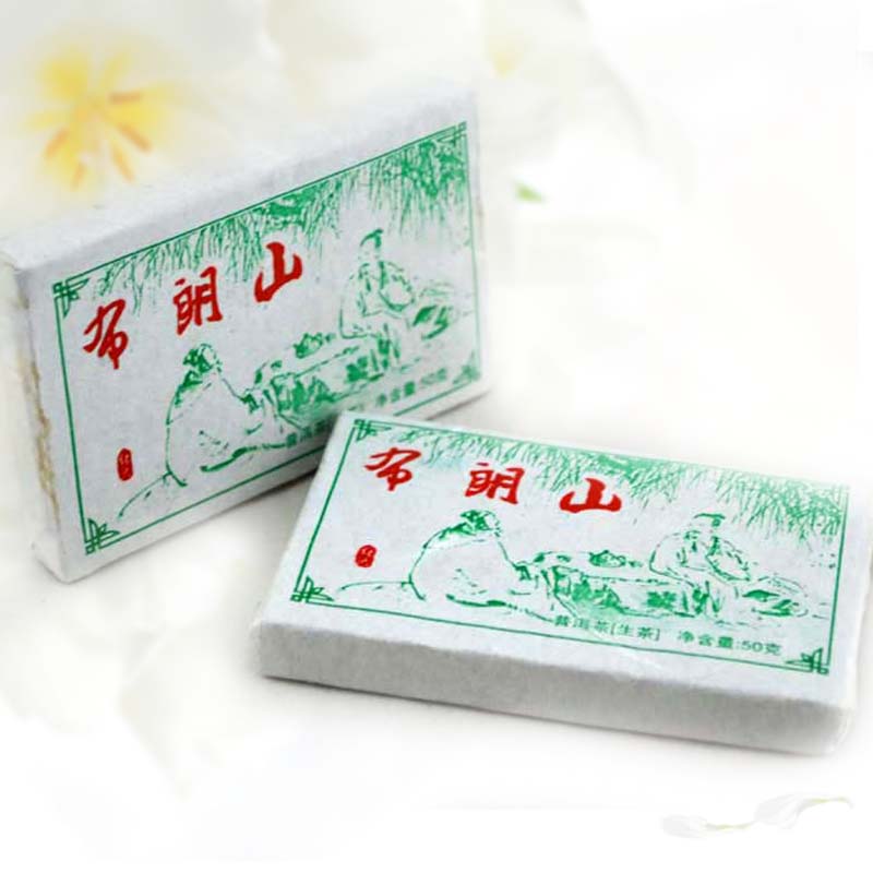 熱賣云南大葉種高山普洱茶 2011年章家三隊普洱茶生茶50客g生磚茶