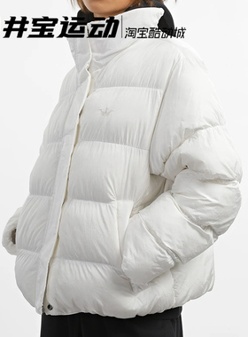 adidas阿迪达斯三叶草女装冬季短款运动保暖棉服IJ8236