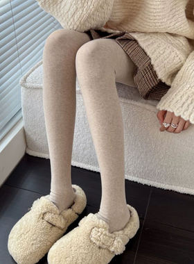 纤之秀W447打底袜女秋冬加绒连裤袜春秋款加厚保暖灰色棉保暖打底