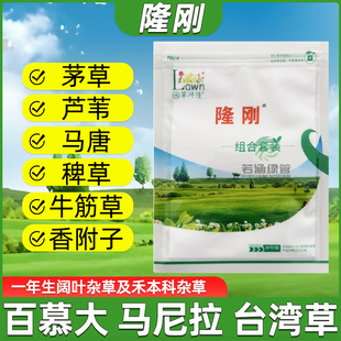 草坪隆刚草坪除草剂百慕大台湾草马尼拉芦苇牛筋茅草铺地黍除杂草