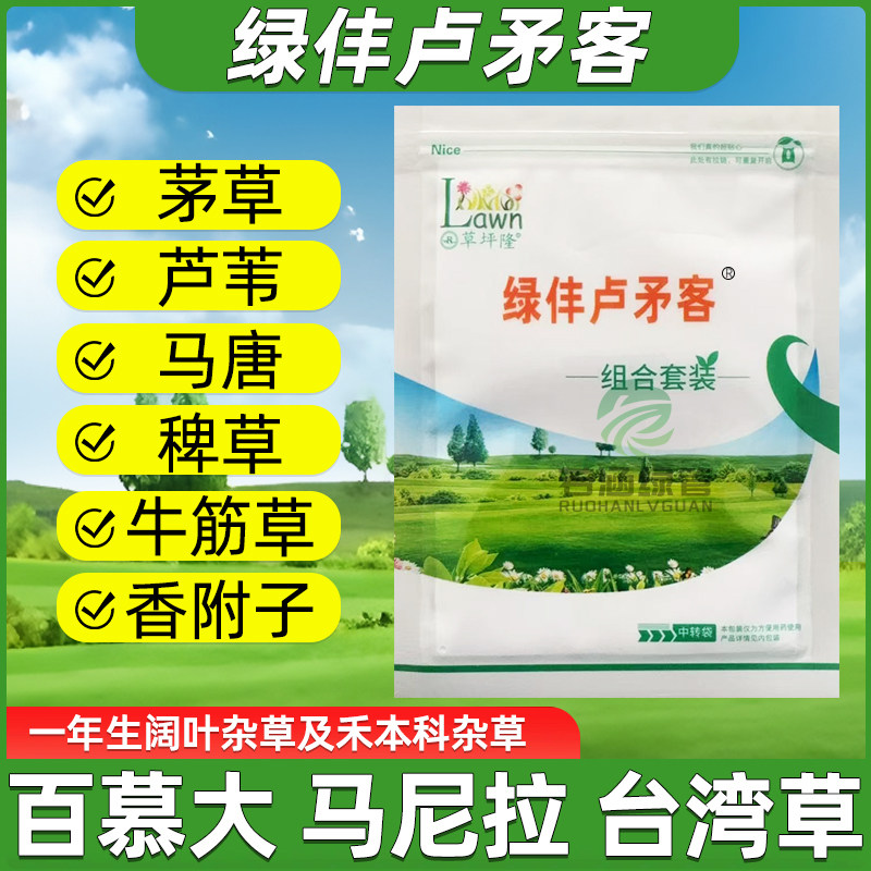 绿仹卢矛客百慕大马尼拉草坪除草剂芦苇茅草牛筋专用药剂卢茅刺客