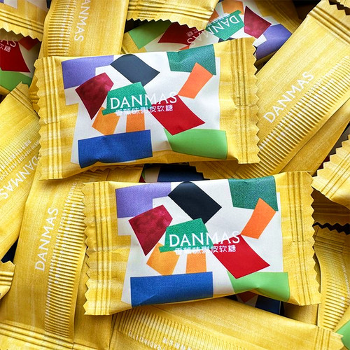 英国丹玛仕DANMAS香蕉味剥皮软糖果汁糖高颜值结婚喜糖小红书推荐