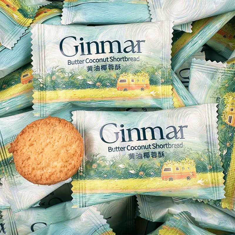 英国Ginmar黄油椰蓉脆饼高颜值饼