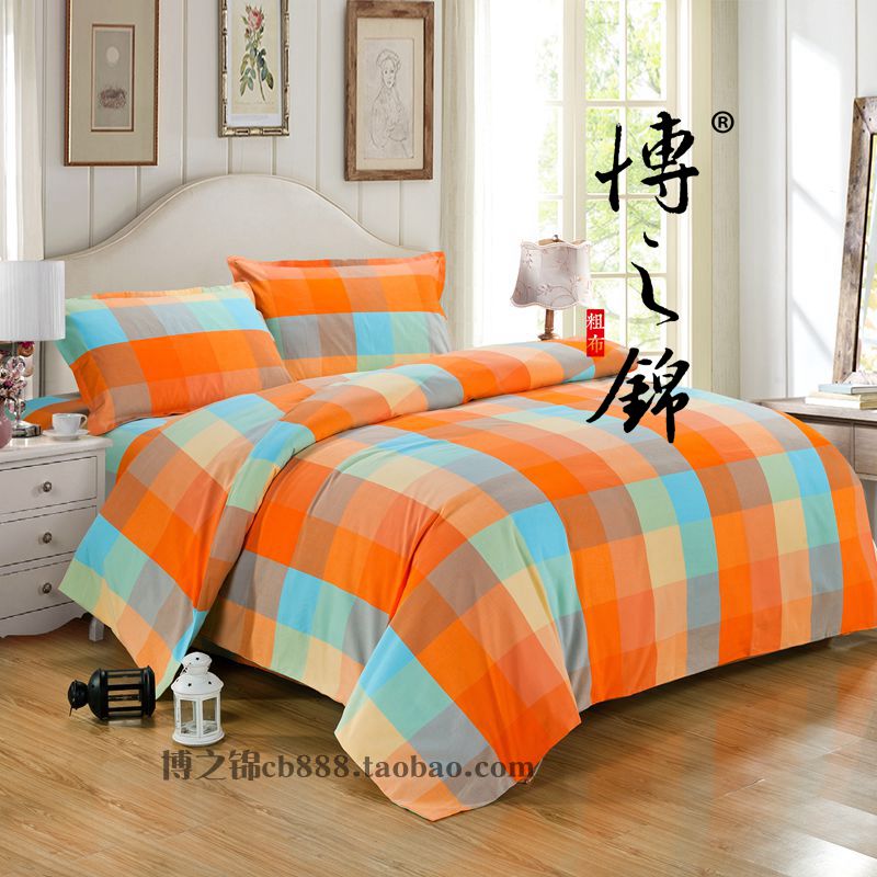 保暖亲肤精品加厚全棉粗布四件套