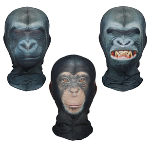 大猩猩 黑猩猩 猴子 猩猩 面罩 头套 cosplay