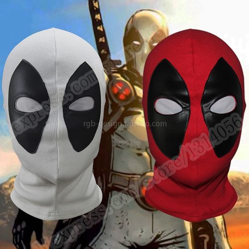 死侍deadpool头套头罩弹力白色