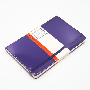 清仓Moleskine笔记本紫色横间经典硬封面口袋商务创意记事本手账