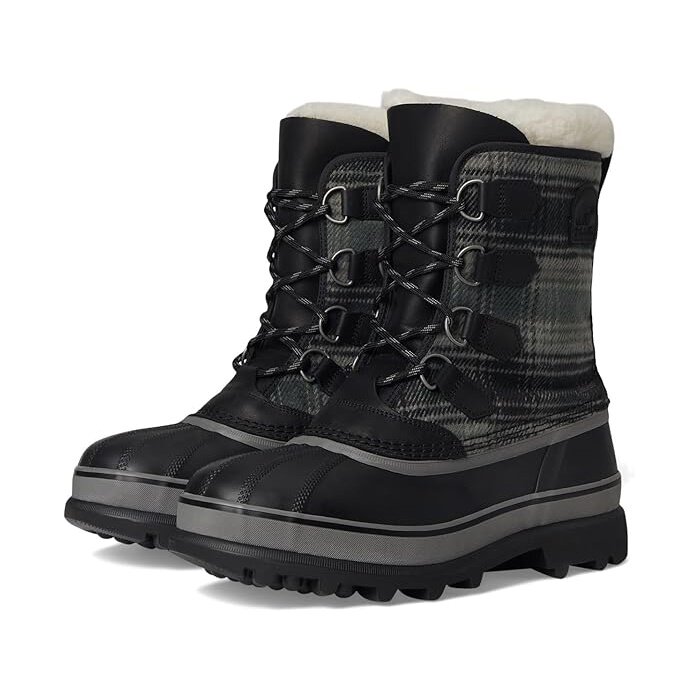 Sorel冰熊代购 男款冬季防滑户外雪地靴Caribou Waterproof