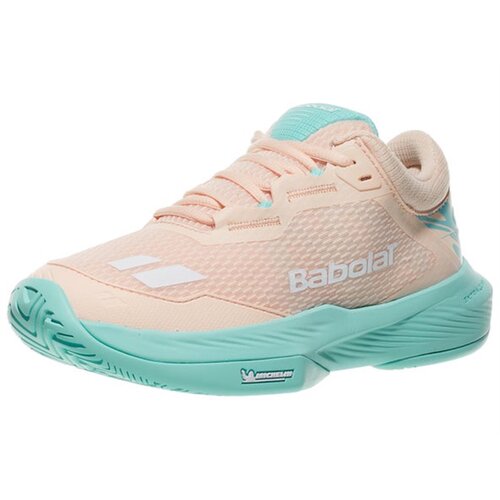 美国代购 女款 舒适耐磨网球鞋 Babolat SFX 4 AC Peach/Teal