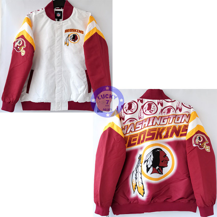 华盛顿红皮棒球服夹棉外套春秋冬