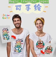 Передача бумаги ink jet transfer paper手绘转印纸美术班绘画转印纸打印烫画纸