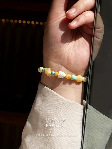 Природная руда, бирюзовые бусины, украшение-шарик, четки бодхи, аксессуар, провинция Хубэй, DIY