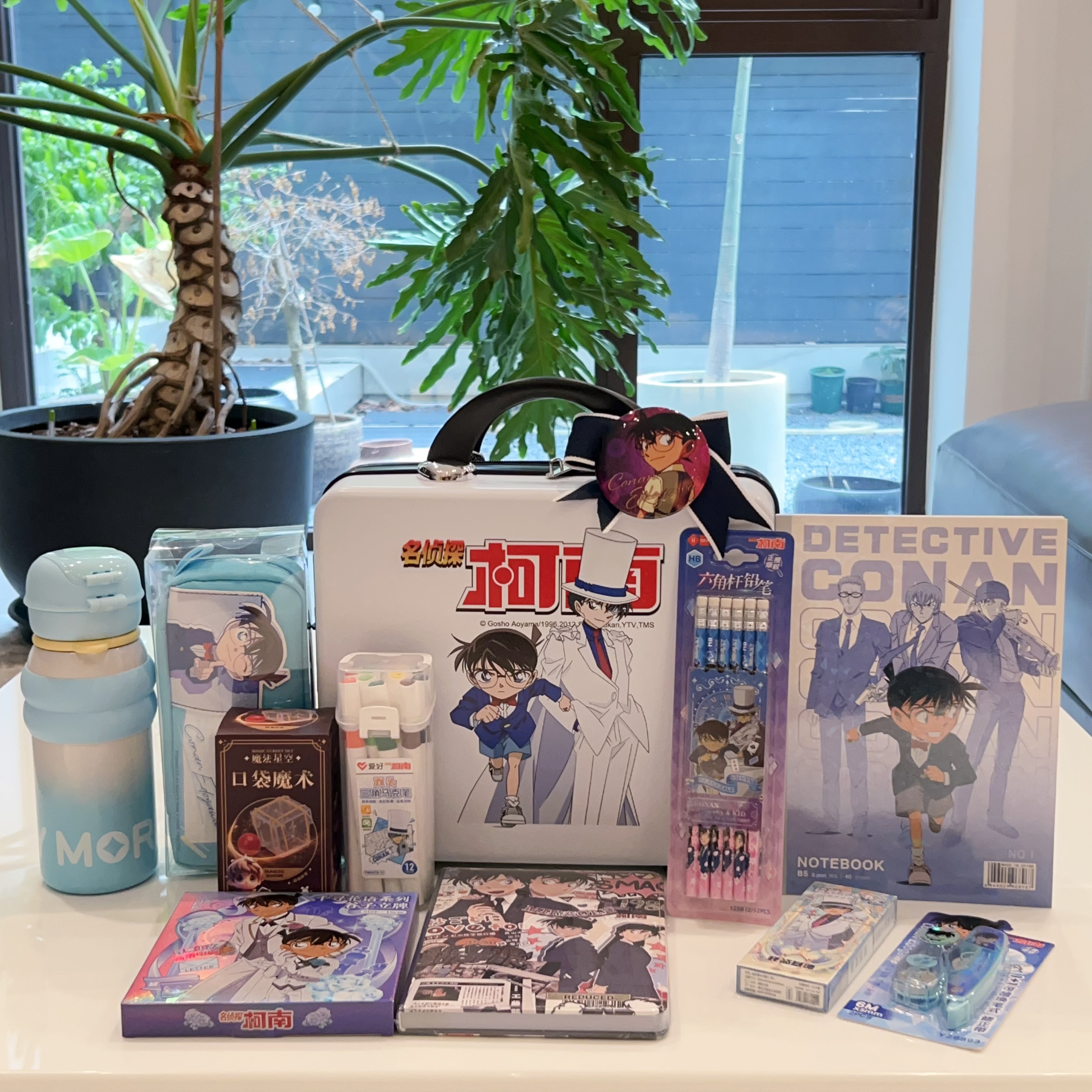 柯南定制密码手提箱生日伴手礼礼物/儿童节礼物周岁生日礼周边