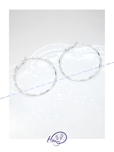 厚耳垂的世界S925银针小众设计感圆形银色精致闪亮耳钉耳环耳饰