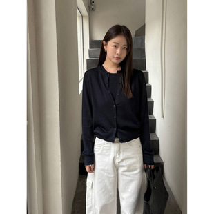 THXGIVING 经典套装系列 简约利落开衫+内搭背心针织两件套2026春