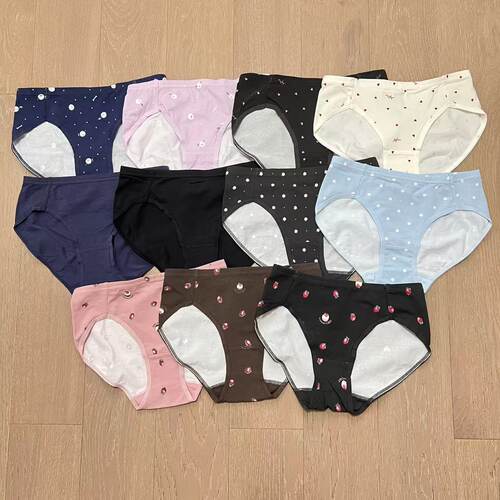 26夏~nacostyle出口日本外贸原D碎花女士少女款纯棉低腰三角内裤