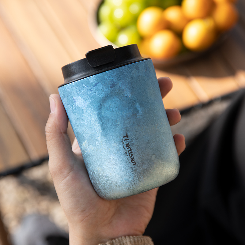 纯钛随行杯咖啡杯保温杯钛杯拿铁