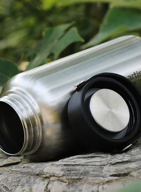 钛工匠户外不锈钢304水壶1050ml大容量旅行露营登山烧水便携水杯