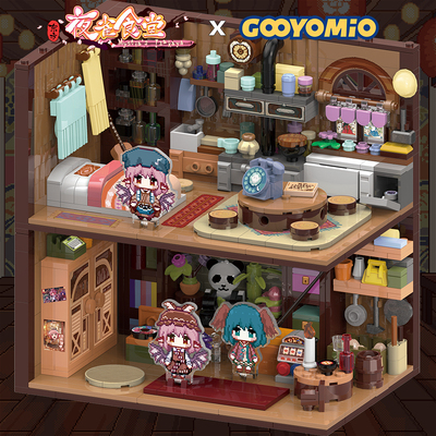 东方夜雀食堂积木现货