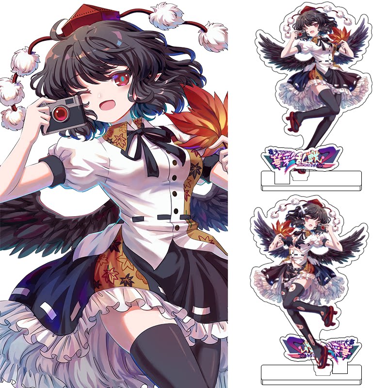 现货 射命丸文东方同人立牌 东方project 亚克力双面普通&战损