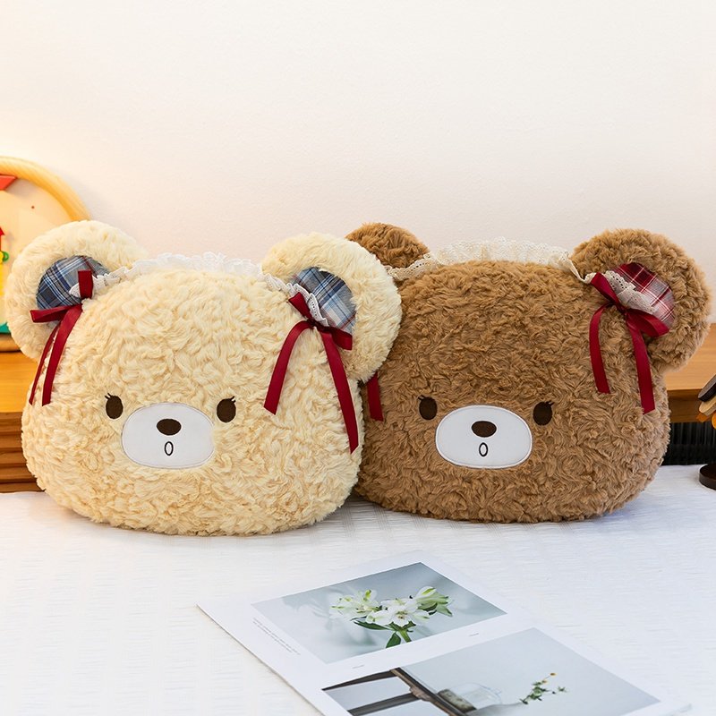 可爱可可熊毛绒抱枕公仔