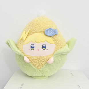 可爱软软糯糯甜玉米公仔大抱枕甜萌玉米毛绒玩具玩偶生日礼物女