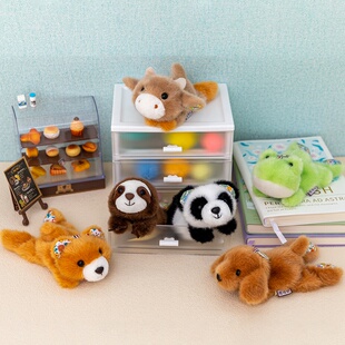 碎花趴趴系列掌中宝挂件玩偶带香味桌面解压捏捏趴姿公仔毛绒玩具