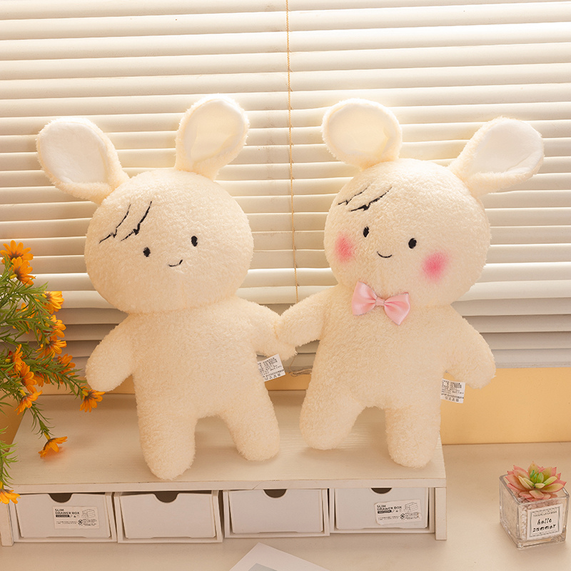 可爱毛绒兔子玩偶治愈系手工小玩偶亲子伴侣陪伴布偶玩具