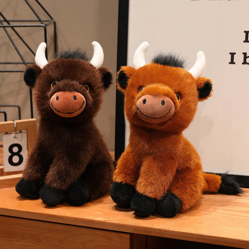 顽皮高地牛可爱毛绒公仔生日礼物