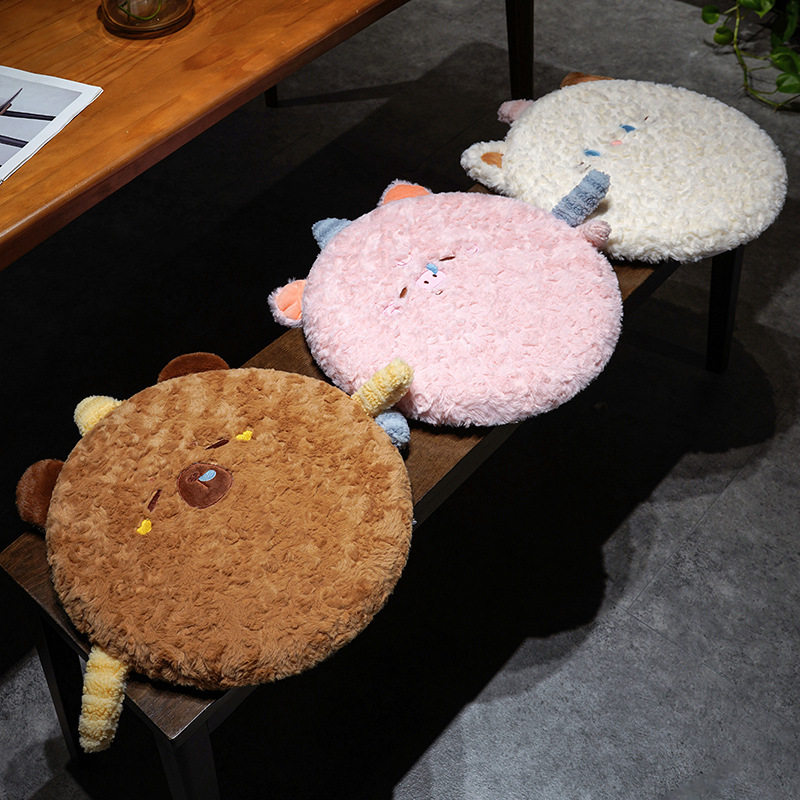 圆形记忆棉慢回弹防臀痛坐垫