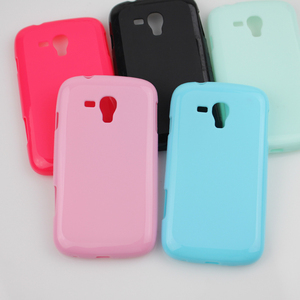 适用18268包边框三星GT-I8268磨砂软壳18262d手机i8262d硅胶套粉彩色全包边手机防摔软壳