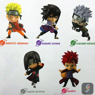 火影忍者 盒蛋 佐助 包邮 宇智波鼬 鸣人 万代 摆件 现货 小型Q版