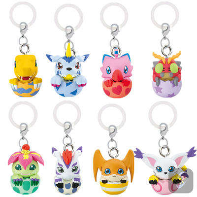 万代扭蛋数码宝贝排排队摆件