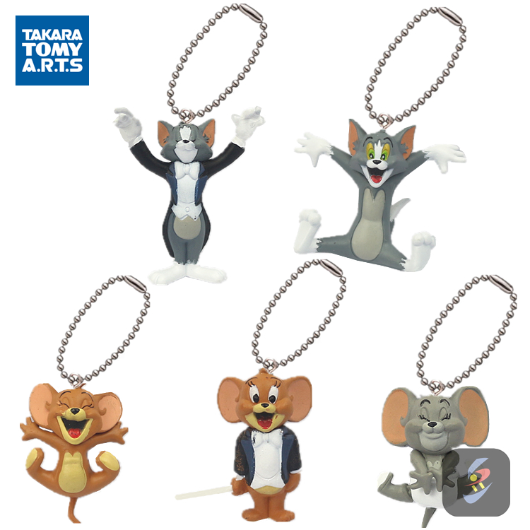 现货包邮 TOMY 多美卡 WB猫和老鼠 扭蛋挂件 TOM JERRY音乐会挂饰