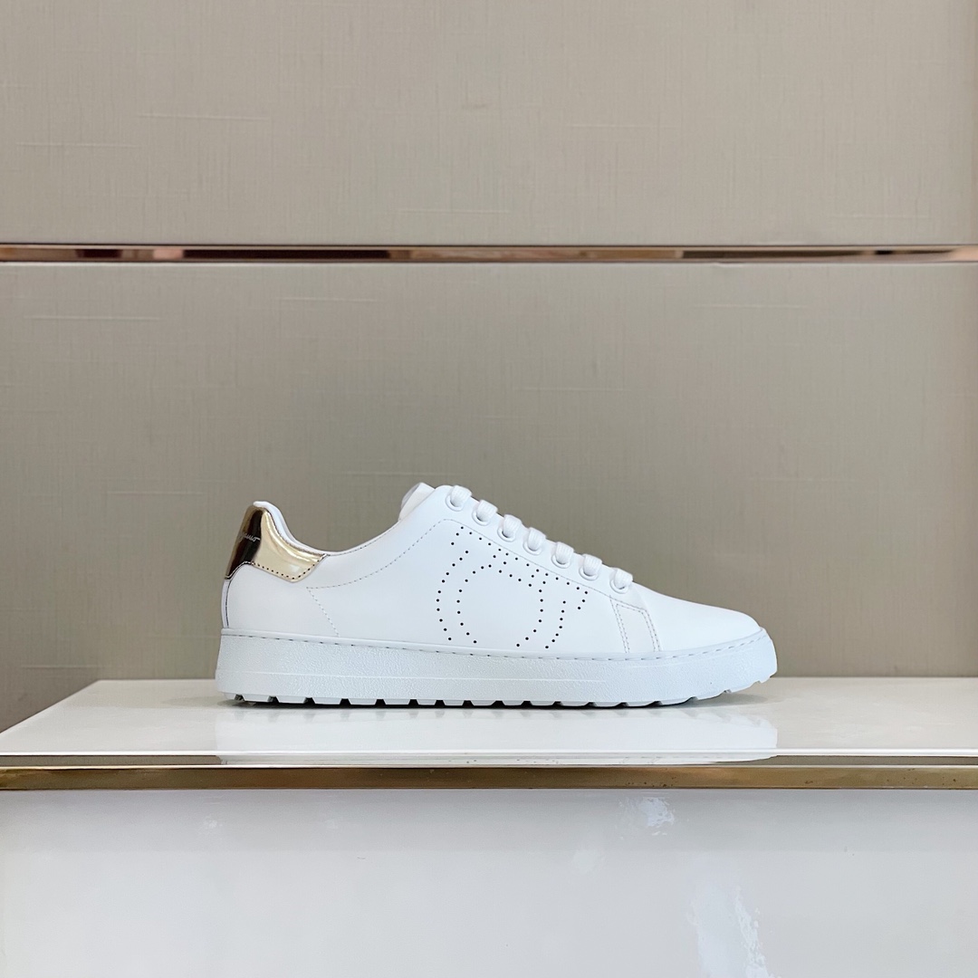 欧洲站潮牌F家2024真皮运动板鞋男士休闲百搭小白鞋低帮男鞋潮鞋