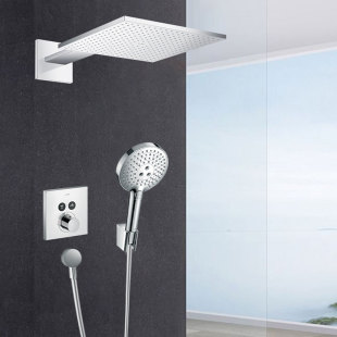 德国进口汉斯格雅雅生方形35314007暗装套装35300007圆形沐浴花洒