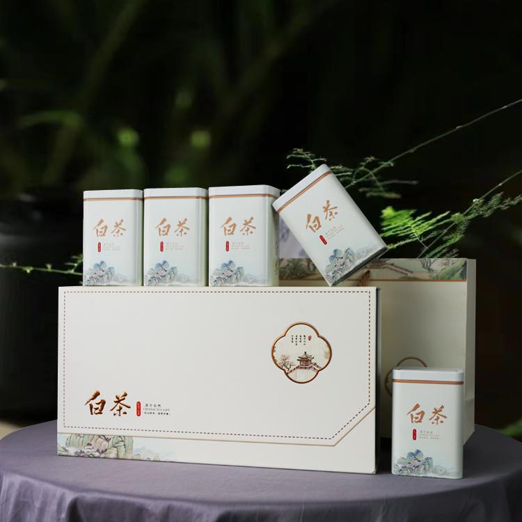 新款白茶包装空礼盒安吉白茶奶白茶通用半斤16套厂家直供可定制图片