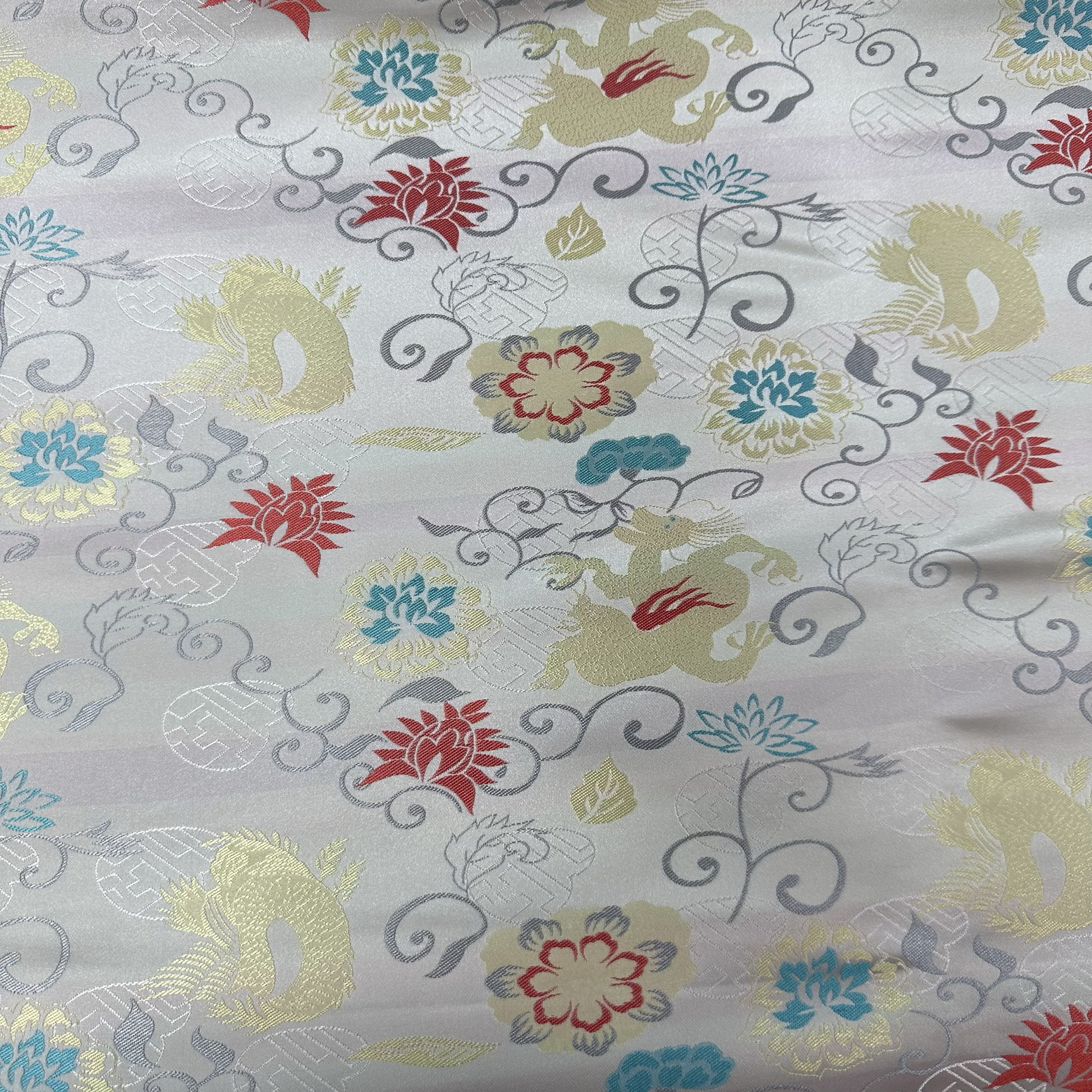 麒麟宝宝冬装棉衣拜年服新中式汉服袖口辅料布旗袍唐装手工DIY料