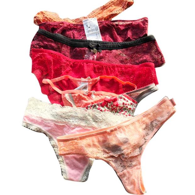 杂款杂色新年红色孤品外贸低档棉质丁字裤女杂款内裤少女情趣性感